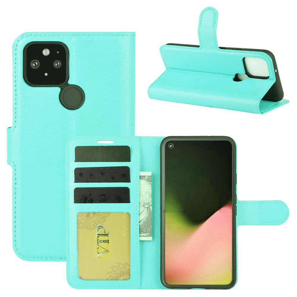 Leather Folio Wallet Case for Google Pixel 5 Leather Folio Wallet Case for Google Pixel 5